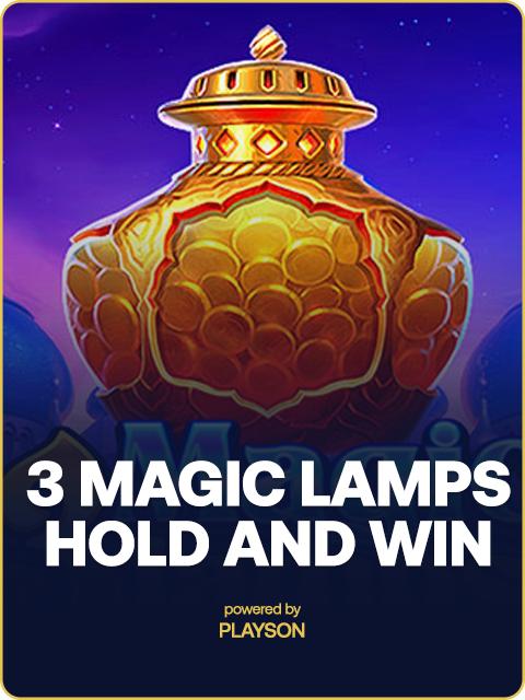 3 Magic Lamps: Hold and Win